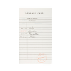 Library Card Dinner Napkin