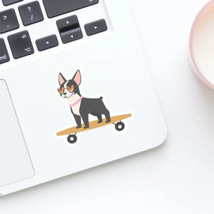 Skateboard Dog Sticker