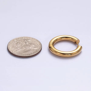 23mm Gold Hoop Huggie