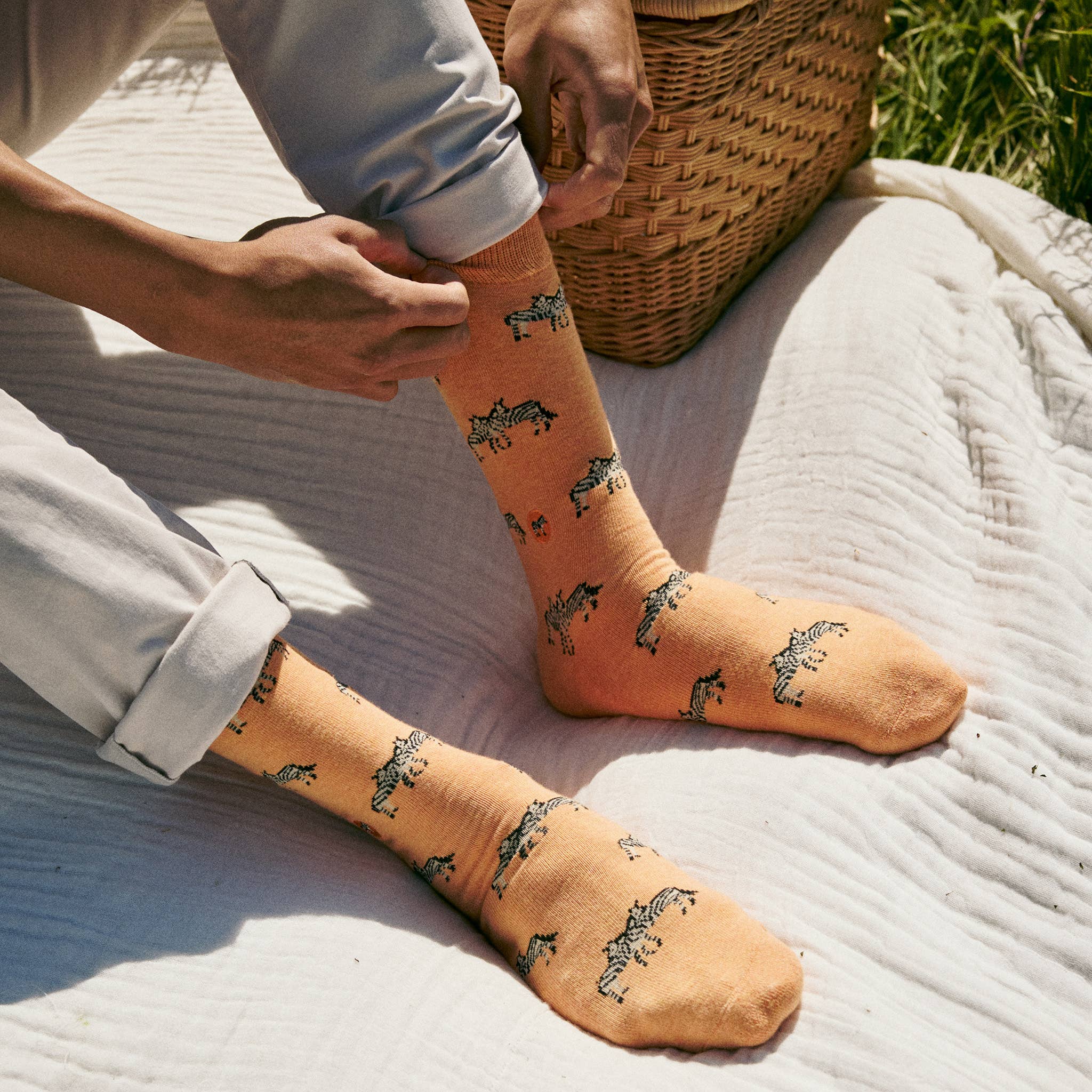 Socks that Protect Zebras (Orange Zebras)