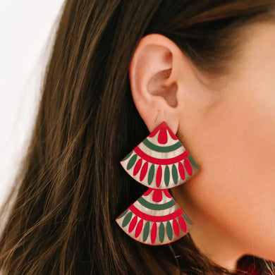 Navidad Double Tile Earrings