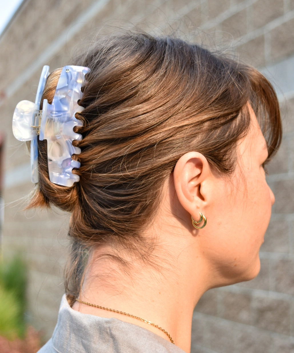 Rectangle Acetate Hair Claw