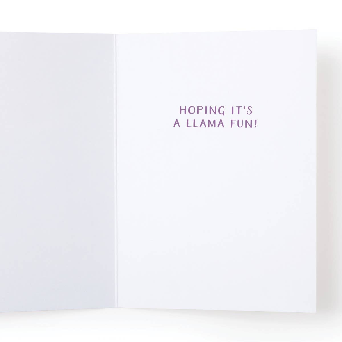 Happy Birthday! Llama Greeting Card