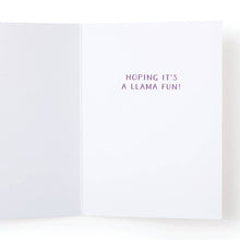 Happy Birthday! Llama Greeting Card