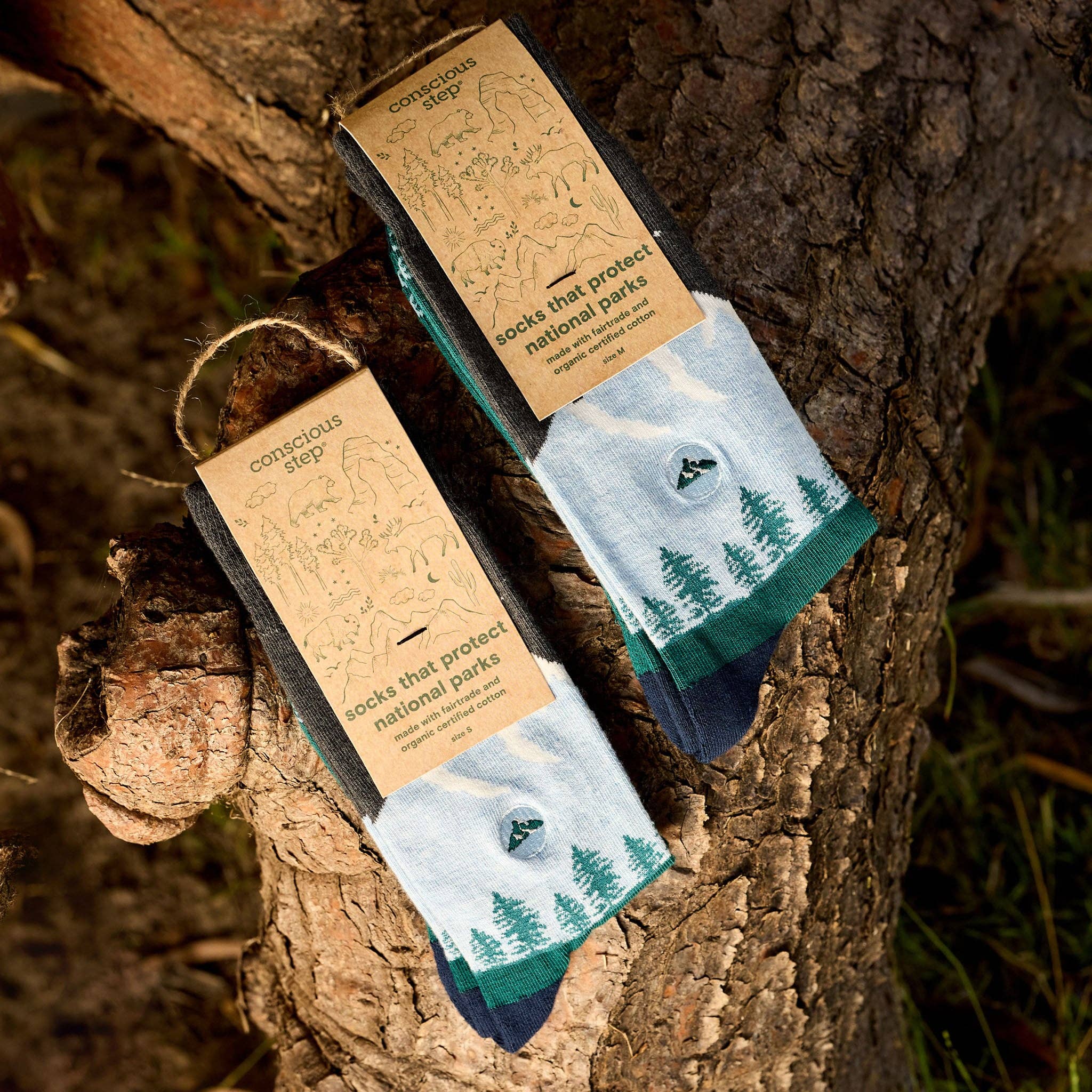 Protect National Parks Socks - Blue Mountain