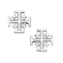 Silver Multi Cross Stud  | Susan Shaw