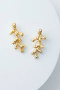 Casted Coral Earrings