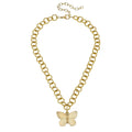 Gold Butterfly Necklace | Susan Shaw