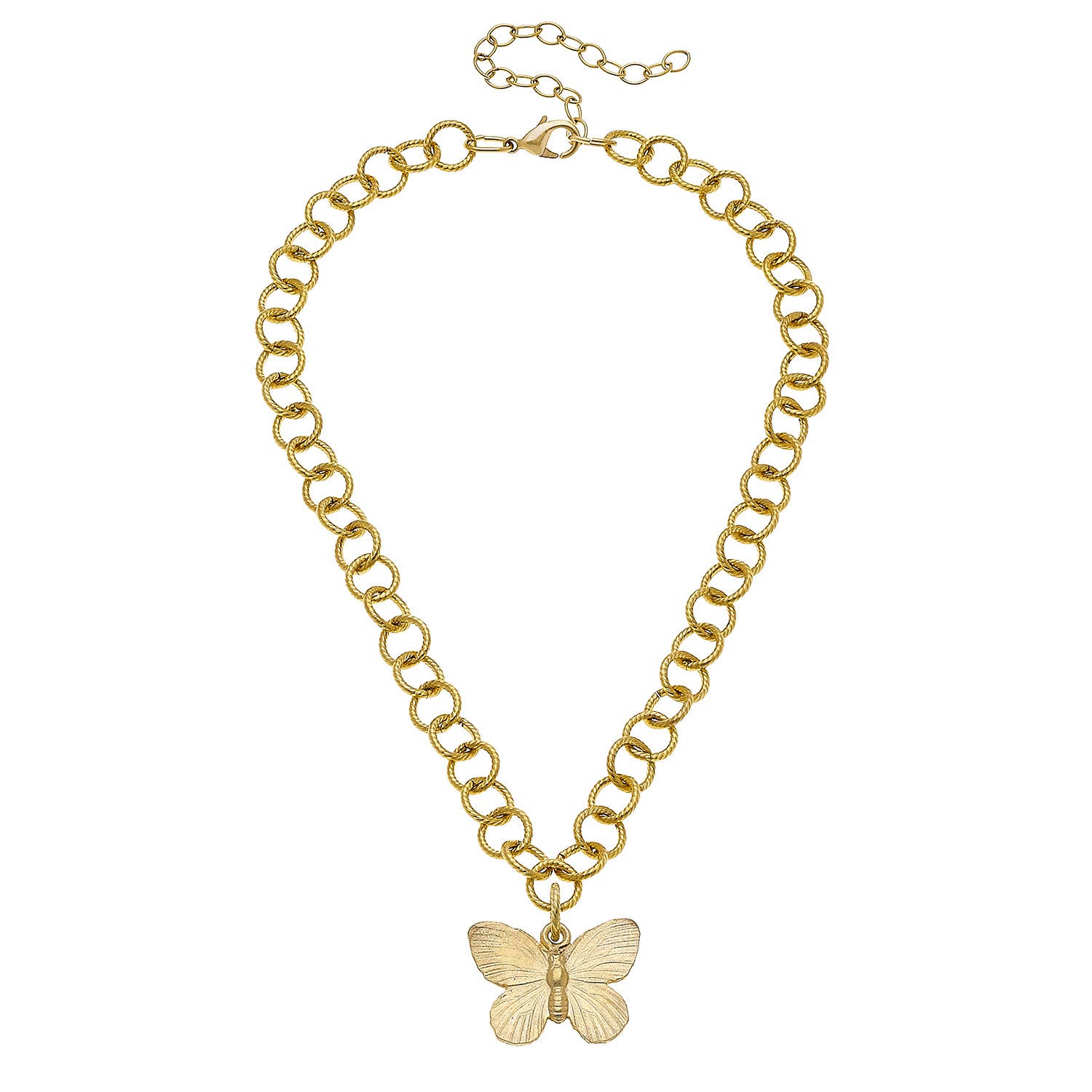 Gold Butterfly Necklace | Susan Shaw