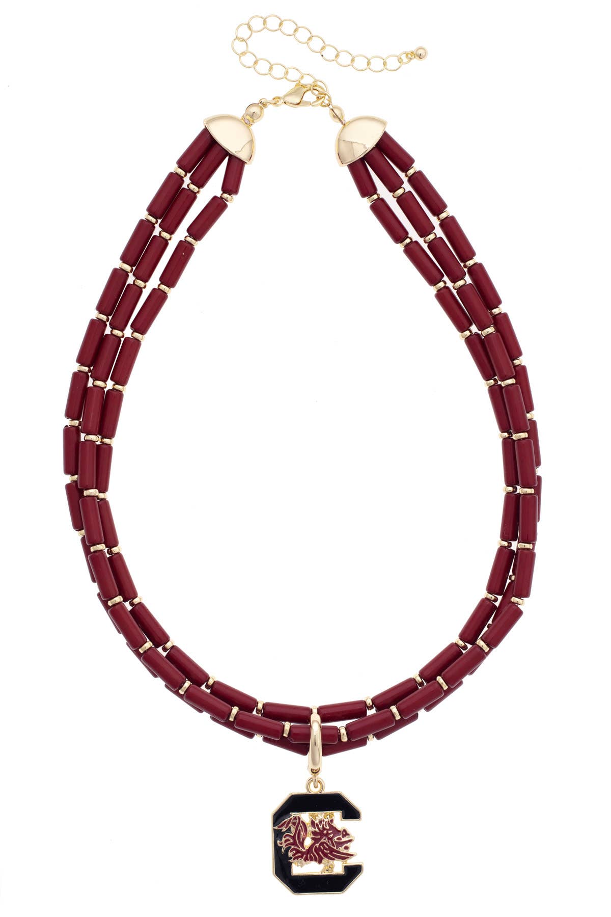 South Carolina Multi-Strand Beaded Necklace