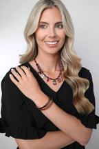 South Carolina Paracord Charm Necklace