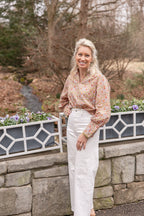 Rosewood Vine Blouse: S/M