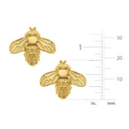 Gold Bee Stud Earrings | Susan Shaw