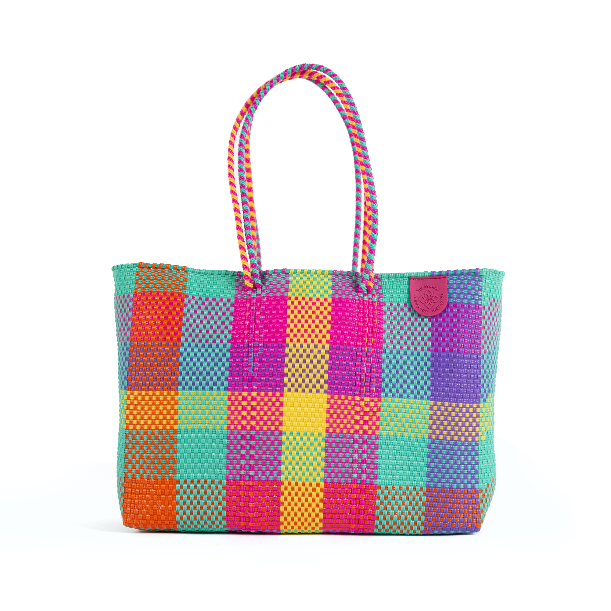 Fiesta Recycled Plastic Beach Woven Super Tote