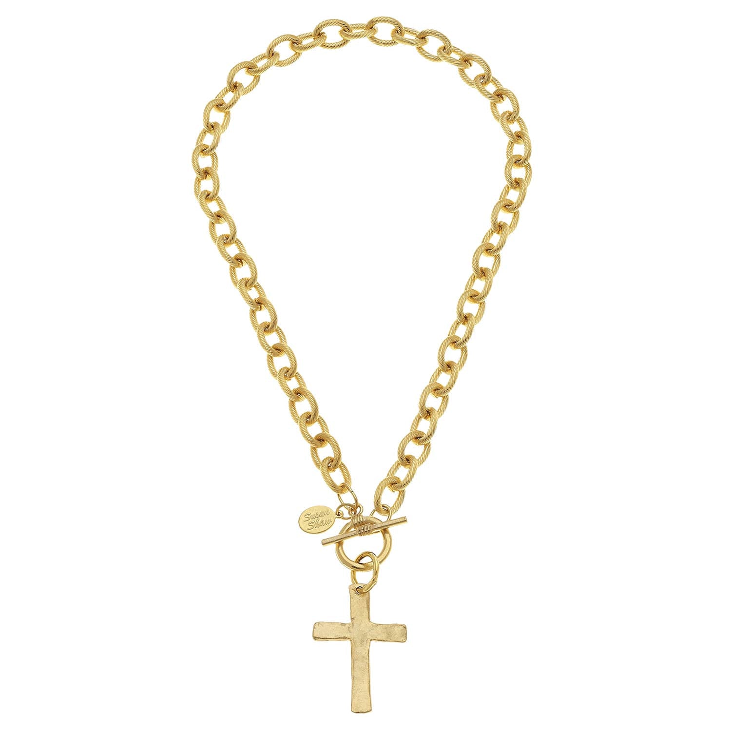 Classic Cross Toggle Necklace | Susan Shaw