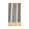 Black & Cream Striped Dinner Napkin