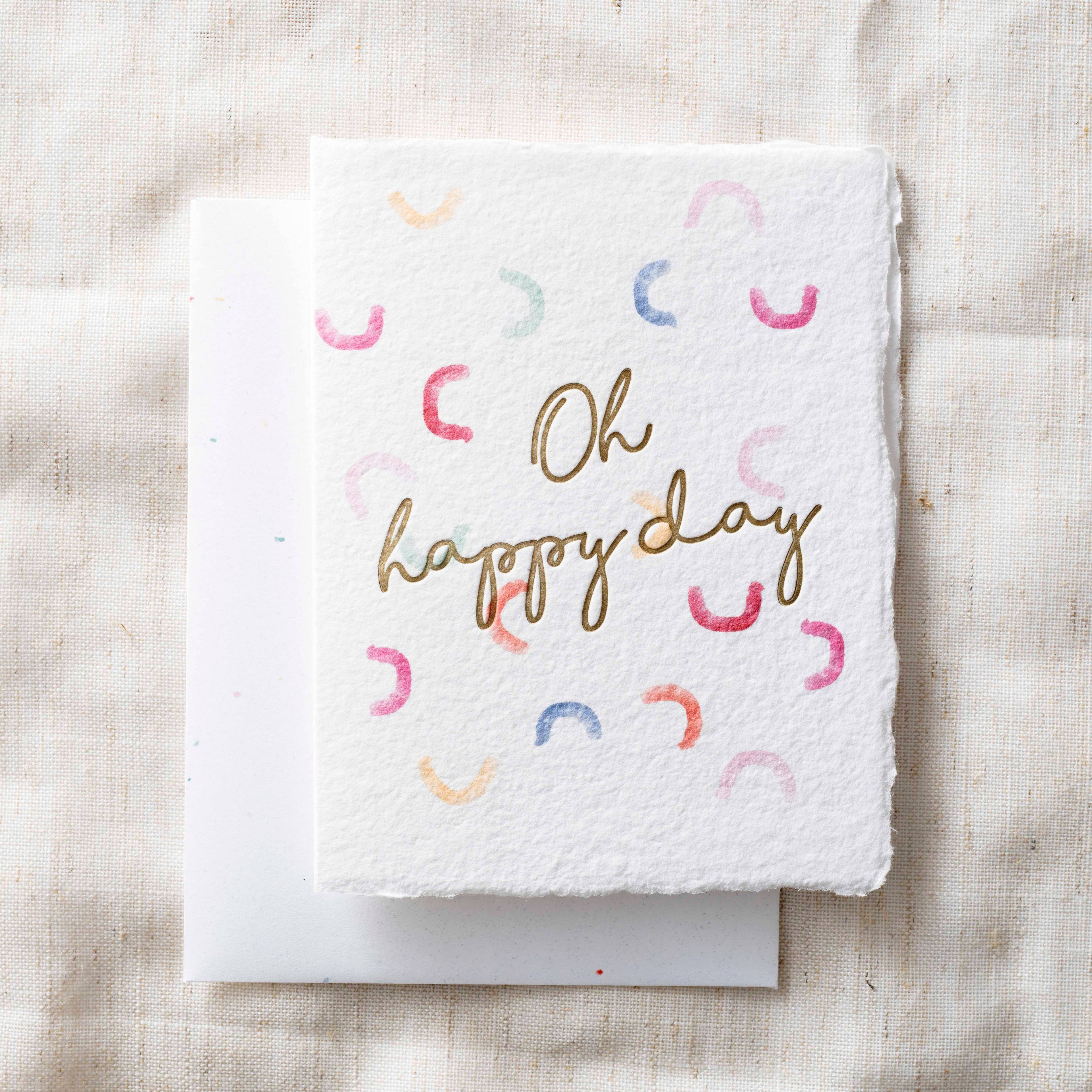 Oh Happy Day | Birthday Celebration Greeting Card