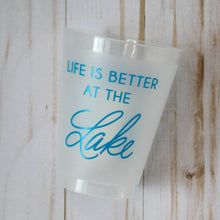 Life is Better At The Lake | Frosted Acrylic 16oz Set of 8