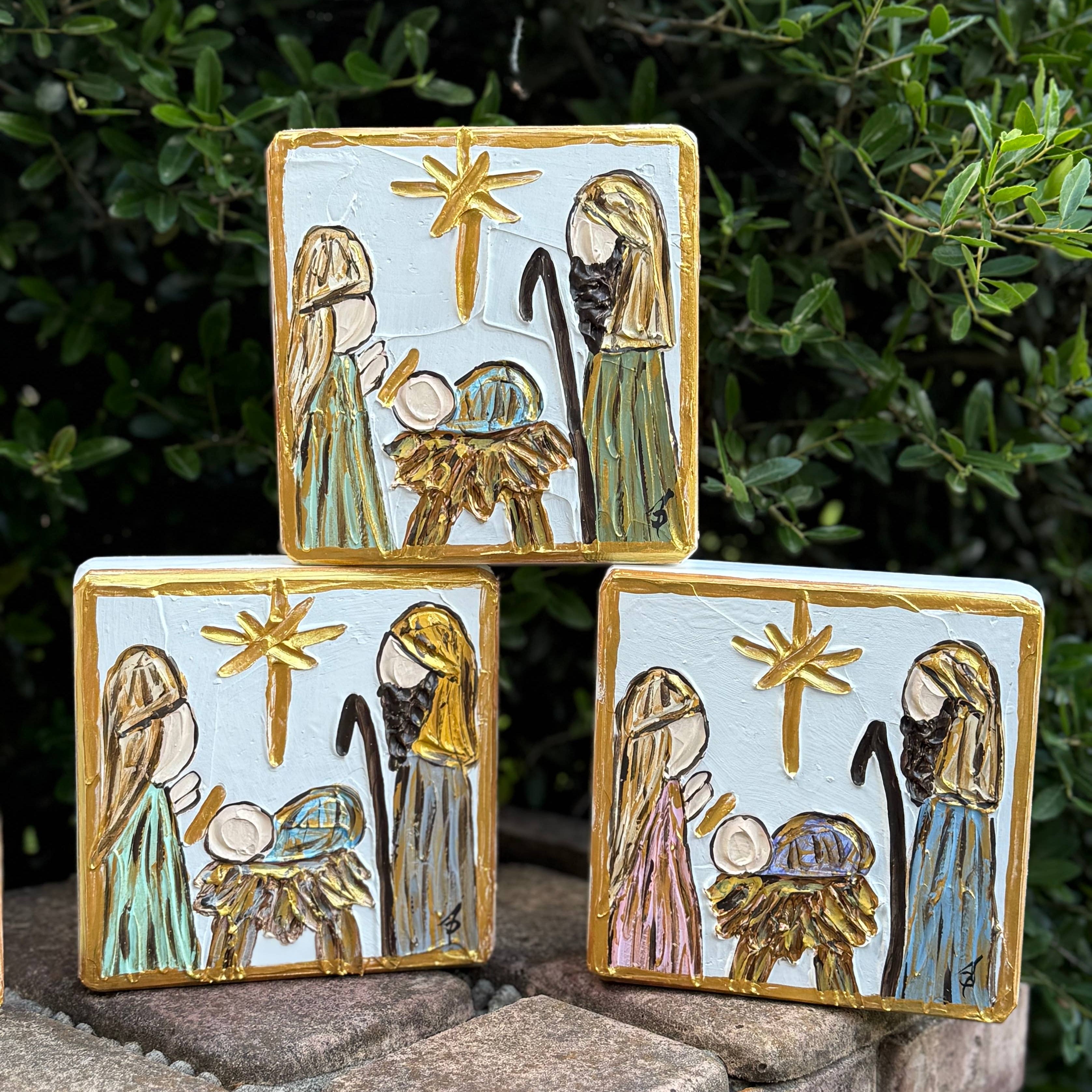 Small Nativity Art Block
