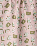 Flower Tiles Tea Towel