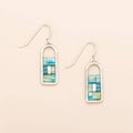 Good Karma Miyuki Frame Earring - Marine/Silver