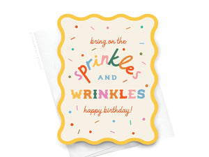 Sprinkles and Wrinkles Birthday Notecard