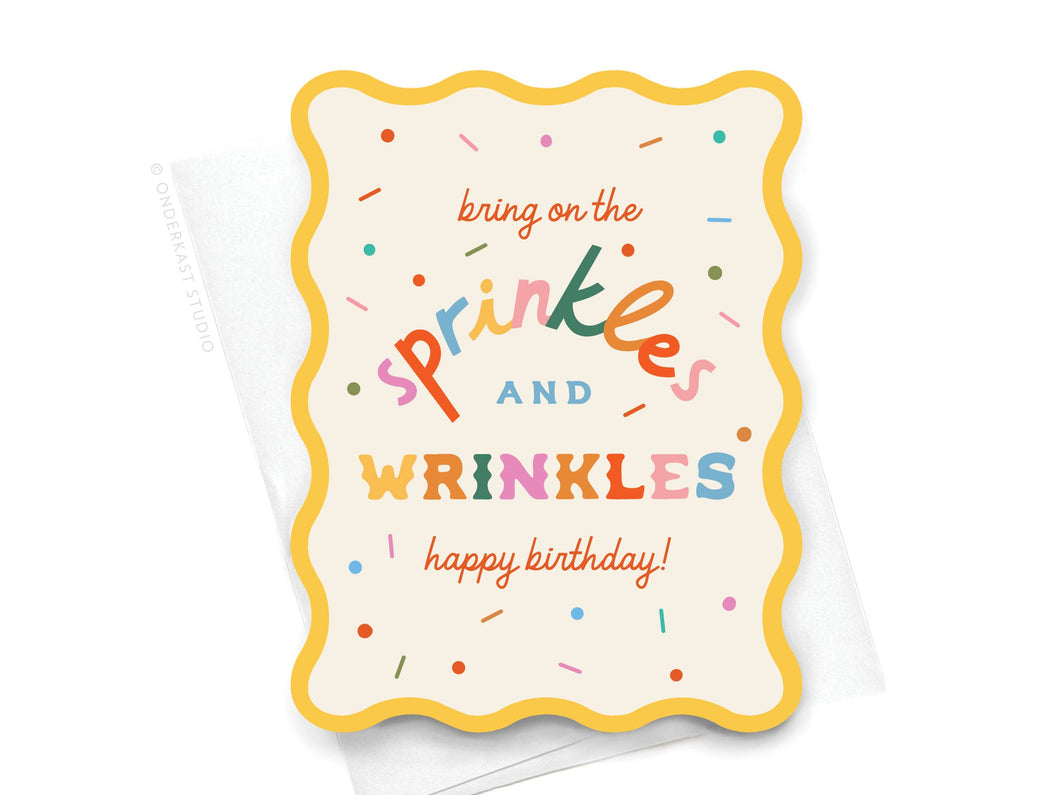 Sprinkles and Wrinkles Birthday Notecard