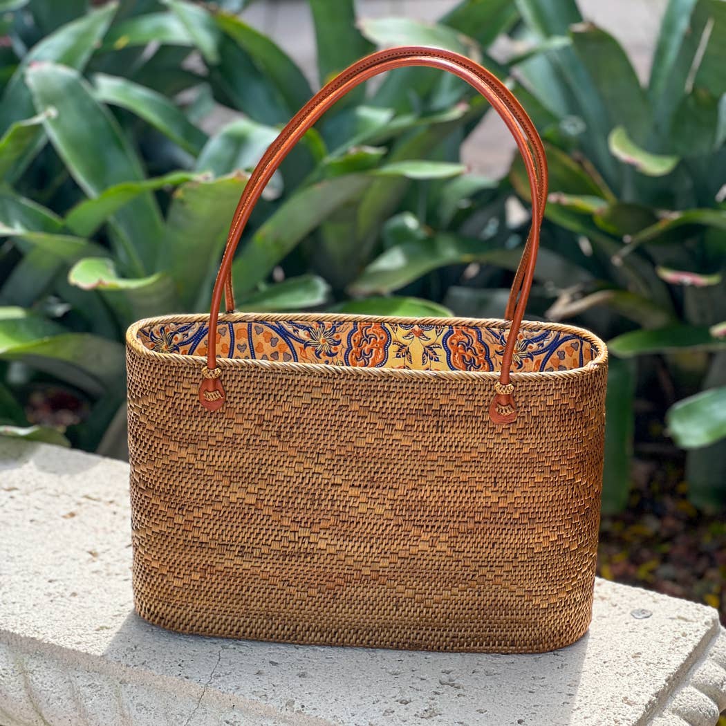 Ata Vine Tote Bags - Small