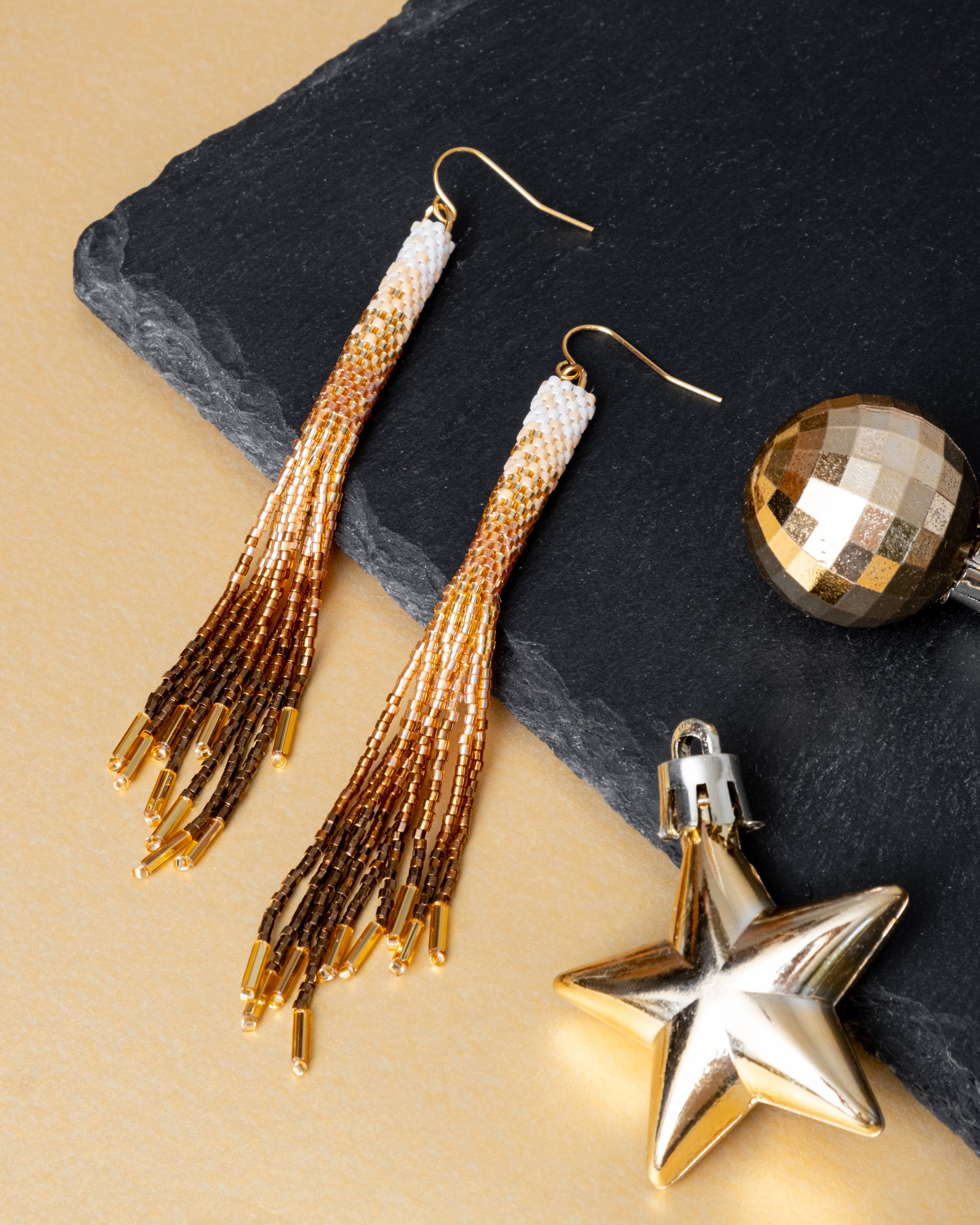 Ombre Tassel Earrings
