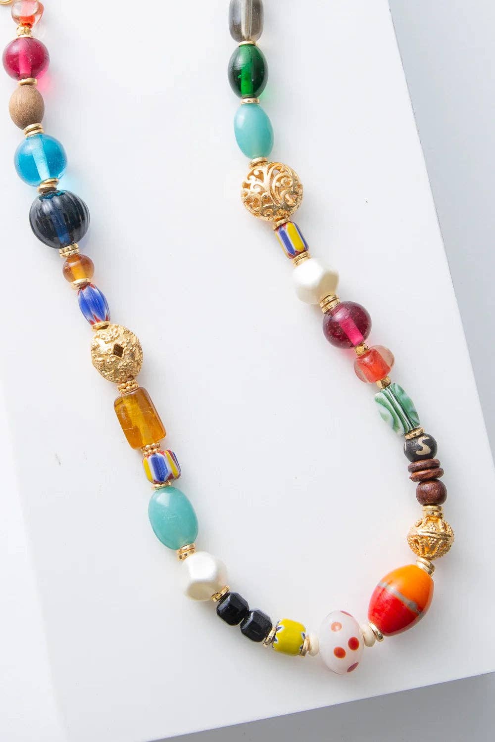 Curio Multicolored Necklace | Assorted Beads 