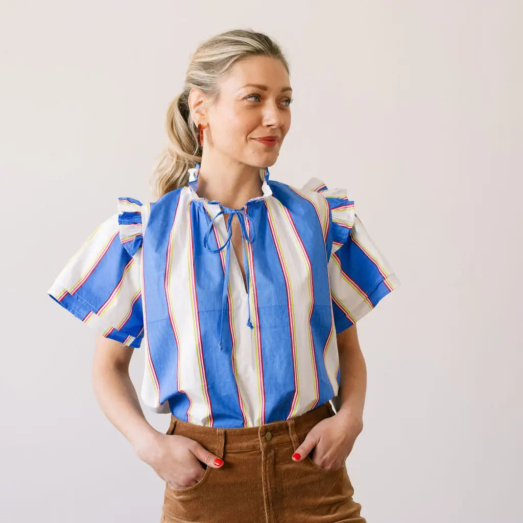 Cabana Stripe Gemma Top
