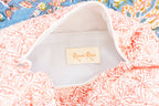 Coral Medallion Cosmetic Pouch