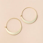 Crescent Hoop - Gold Vermeil
