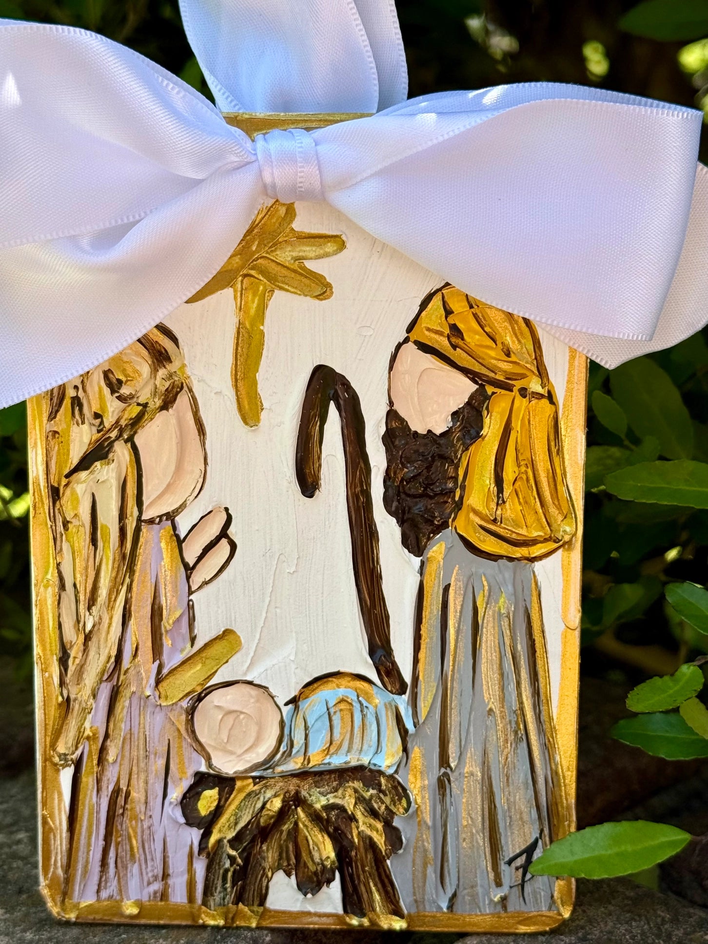 Hand Painted Nativity Ornament