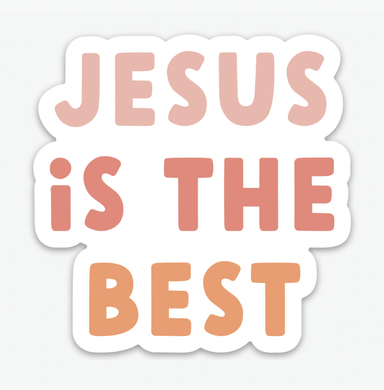 Jesus Is Best Sticker