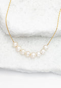 Harmony Pearl Cluster Necklace