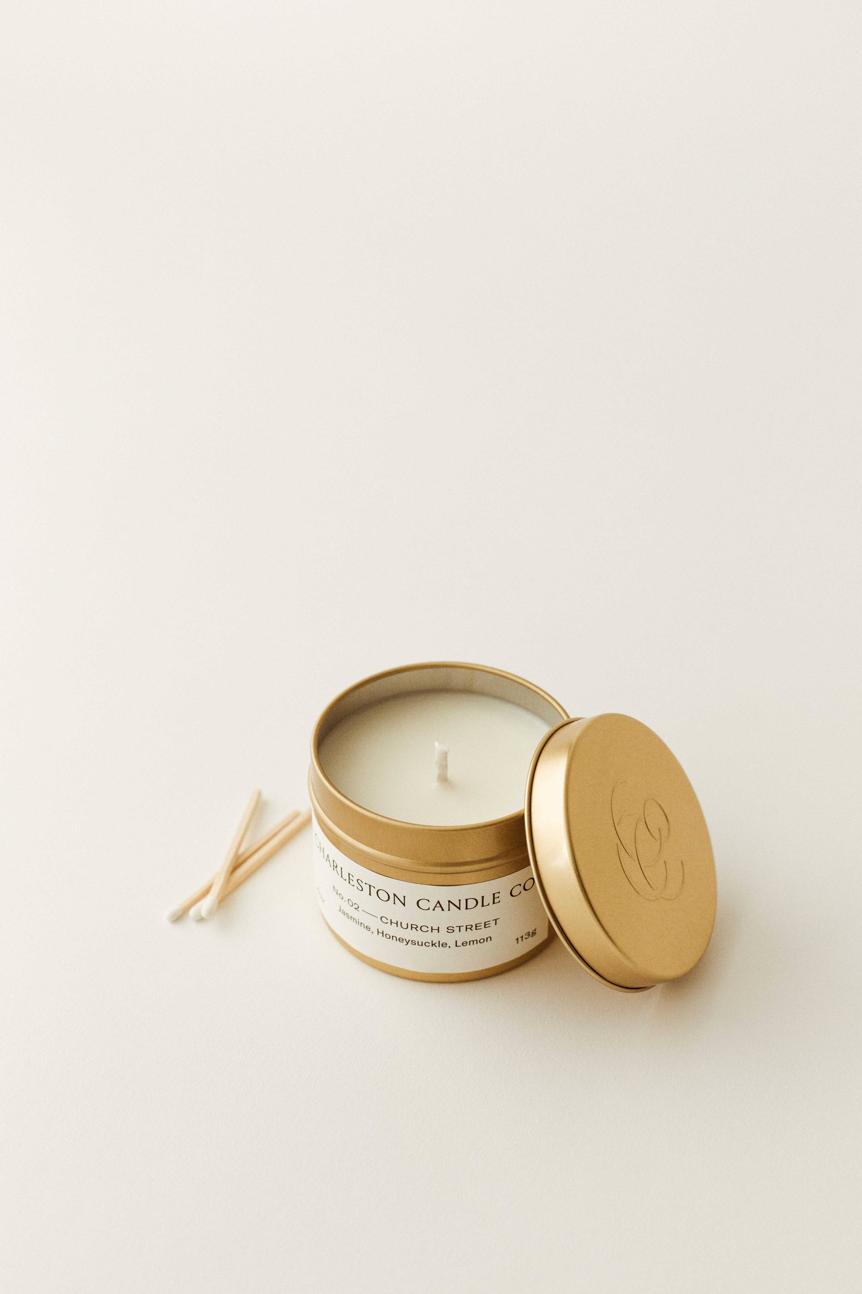 4 oz. Travel Tin Soy Candle: Sunday Brunch Mimosa