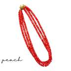 Disc Beaded Necklaces