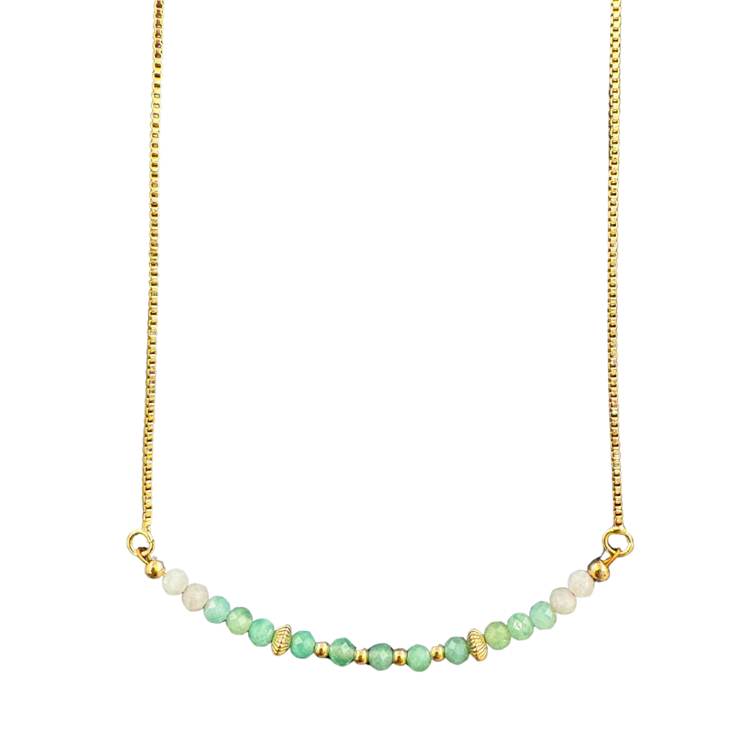 Gemstone Bar Necklaces