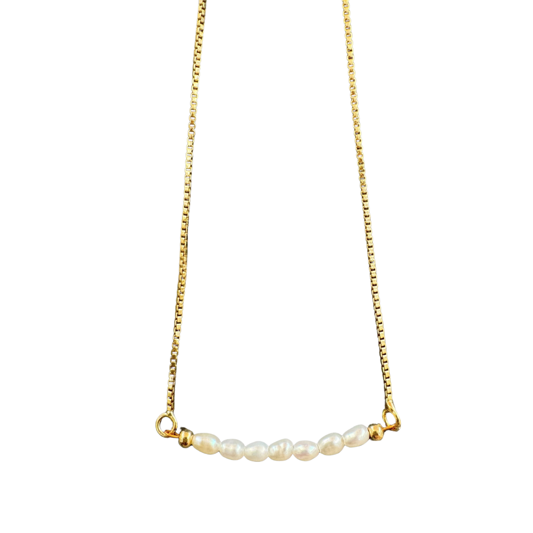 Pearl Bar Necklace
