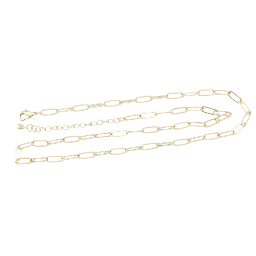 Ashley Mini Paperclip Linked Chain