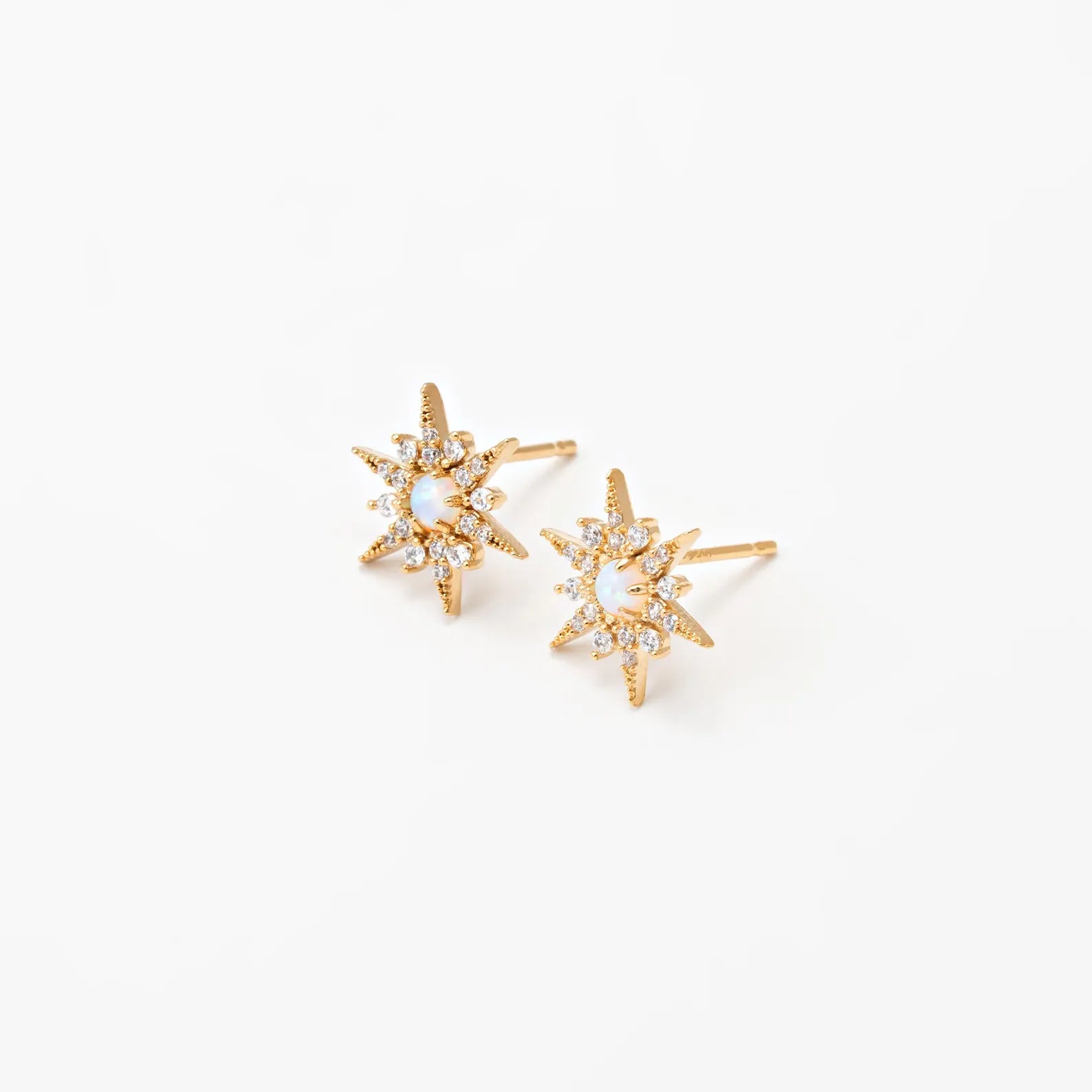 Opal Starburst Studs