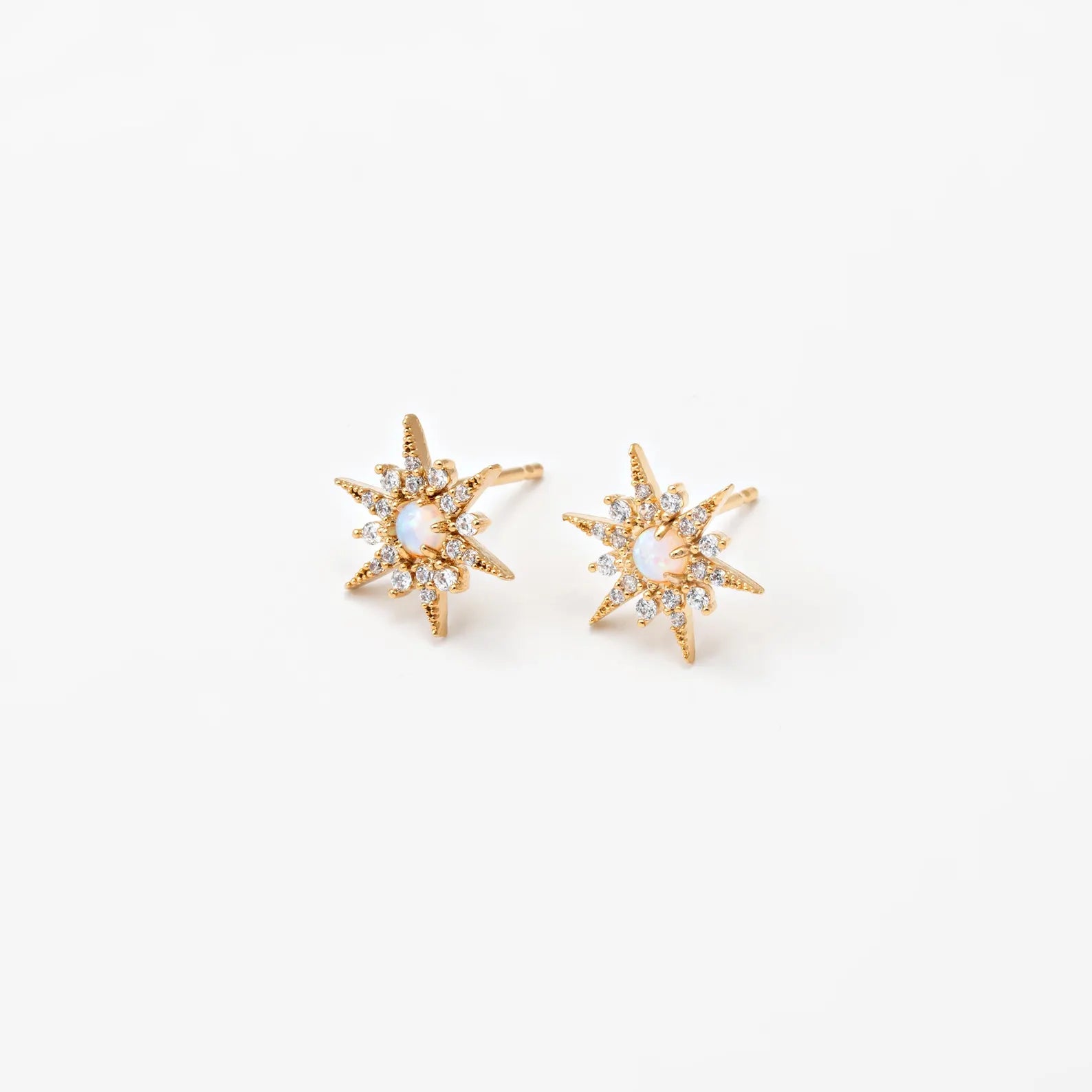 Opal Starburst Studs
