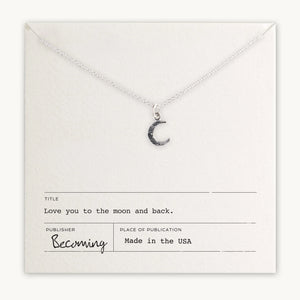 Love You to the Moon necklace