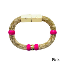 Mesh Colorblock Bracelets