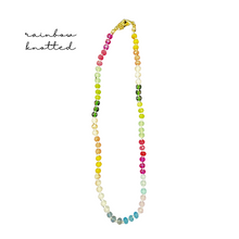 Knotted Gemstone Necklaces