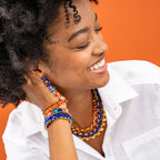 Priscilla 5-Tier Mixed Stone Drop Earring