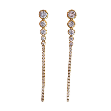 Diamond Dangle Earrings
