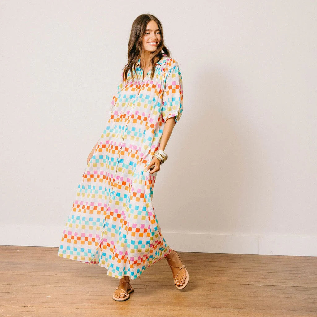 Summer Camp Geo Oasis Dress