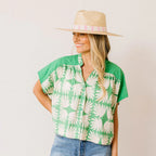 Viridian Tile Savannah Top